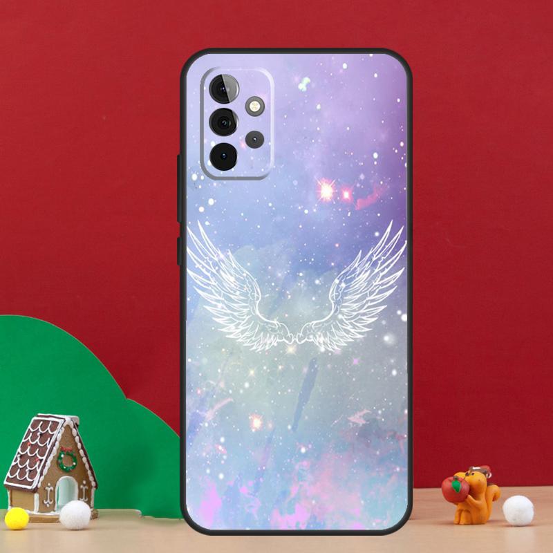 Fantasy Angel Girl Wings Case For Samsung Galaxy A17 A06 A16 A56 A36 A54 A34 A14 A52 A32 A13 A23 A33 A53 A15 A35 A55