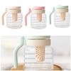 Glass Tea Cup with Infuser Mug 950ml Drinking Cute Leakproof Clear Bottle