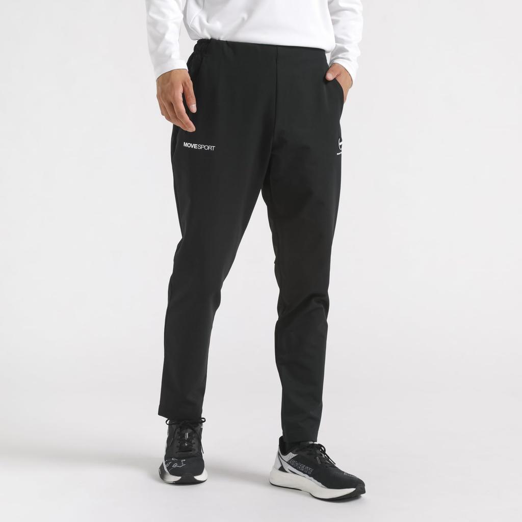 Long Pants Descente HEATNAVI TOUGH Soft Shell Tapered Pants Water Repellent Training Running M [Move Sports] BK00(ST4FPZ23M)