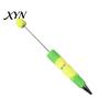 Decorative Ballpoint Pens DIY Beadable Pen, Colorful Fancy Beaded Crafting Novelty Rainbow Gift for Students, Party Favors, Creative Office