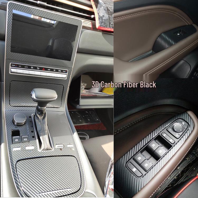 2019 Trumpchi GS5 Kohlefaser Schaltkonsolen-Schutzaufkleber