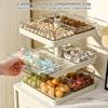 Divided Serving Platter Multi-funct Household High-grade Dried Fruit Plate Snack Fruit Storage Rack Rotatable Snack Candy Plates