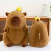 New Stretchable Kapibara Head Bee Capybara Plush Toy Creative Doll Gift Pillow