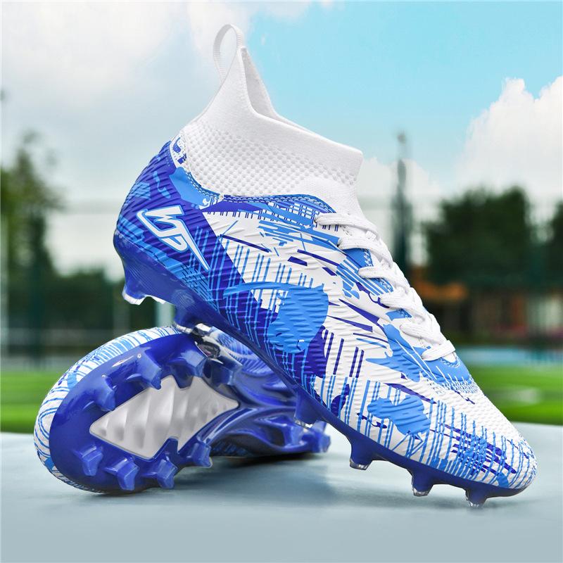 High-top Football Shoes 2025 New AG Long Nails TF Broken Nails Youth Sports Shoes Children's Student Sports Training Shoes