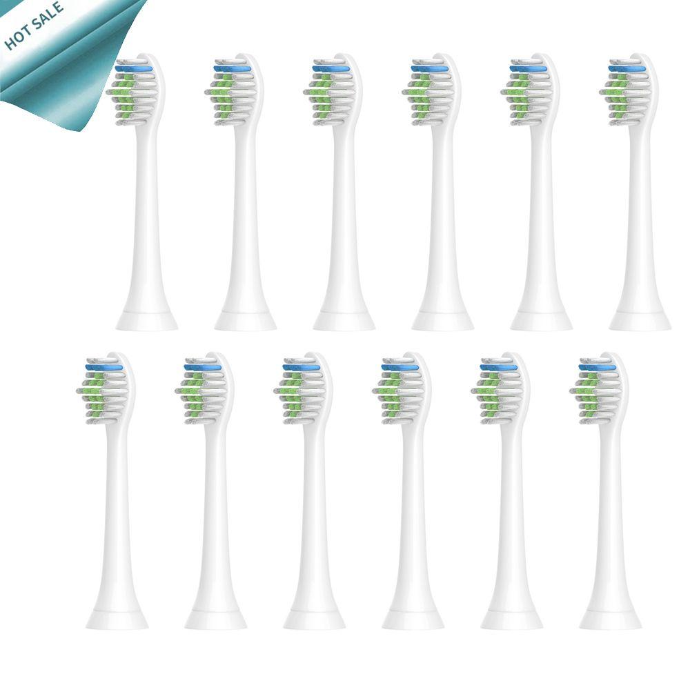 Kompatible Bürstenköpfe für Philips Sonicare HX6511 HX9362 HX6013 HX6063 HX3110 HX3212 HX6231 HX6631 HX6711 - Set mit 16 Stück