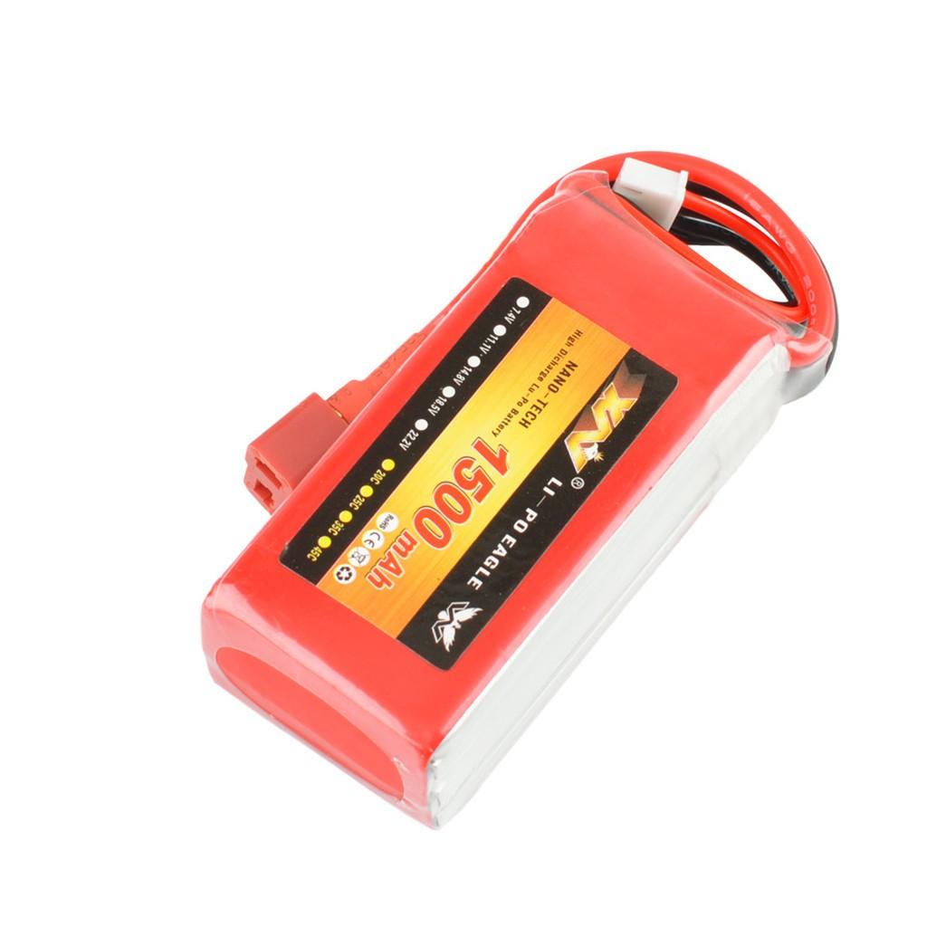 11.1V 1500mAh 25C Battery With T Plug For RC Model Drone Car Boats Helicopter