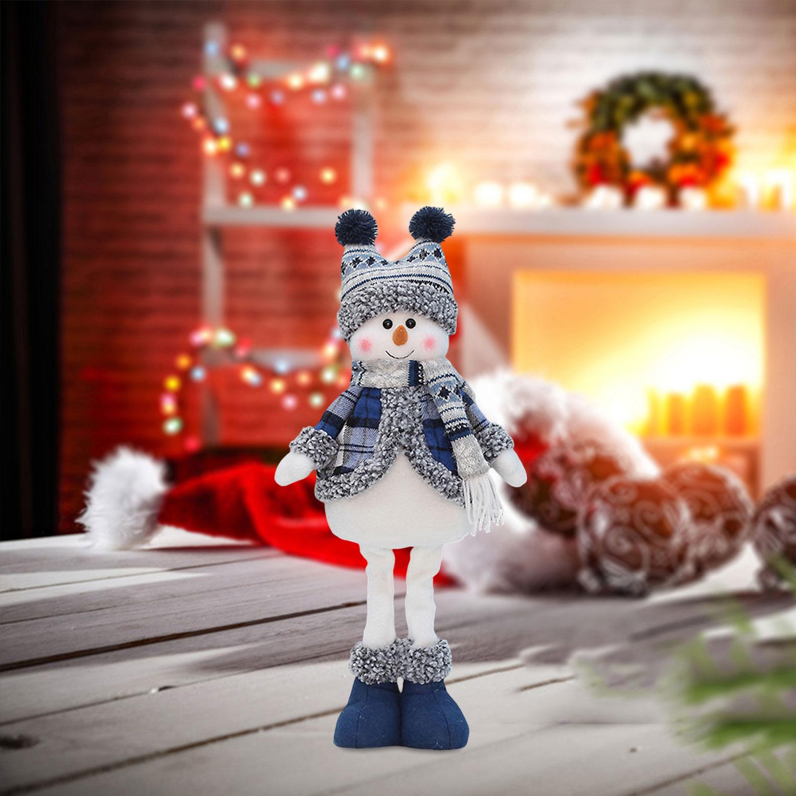 

Рождественская кукла телескопические ножки мягкое украшение для новогоднего стола столешница