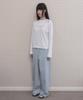 Aiiiai Symbol Patch Balloon Fit Wide Pants_Sky Blue