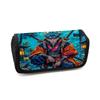 NARUTO Cartoon Pencil Box Double Layer Flip Pen Case Lightweight Stationery for Boys & Girls Ages 5-10 Kids School Daily Use