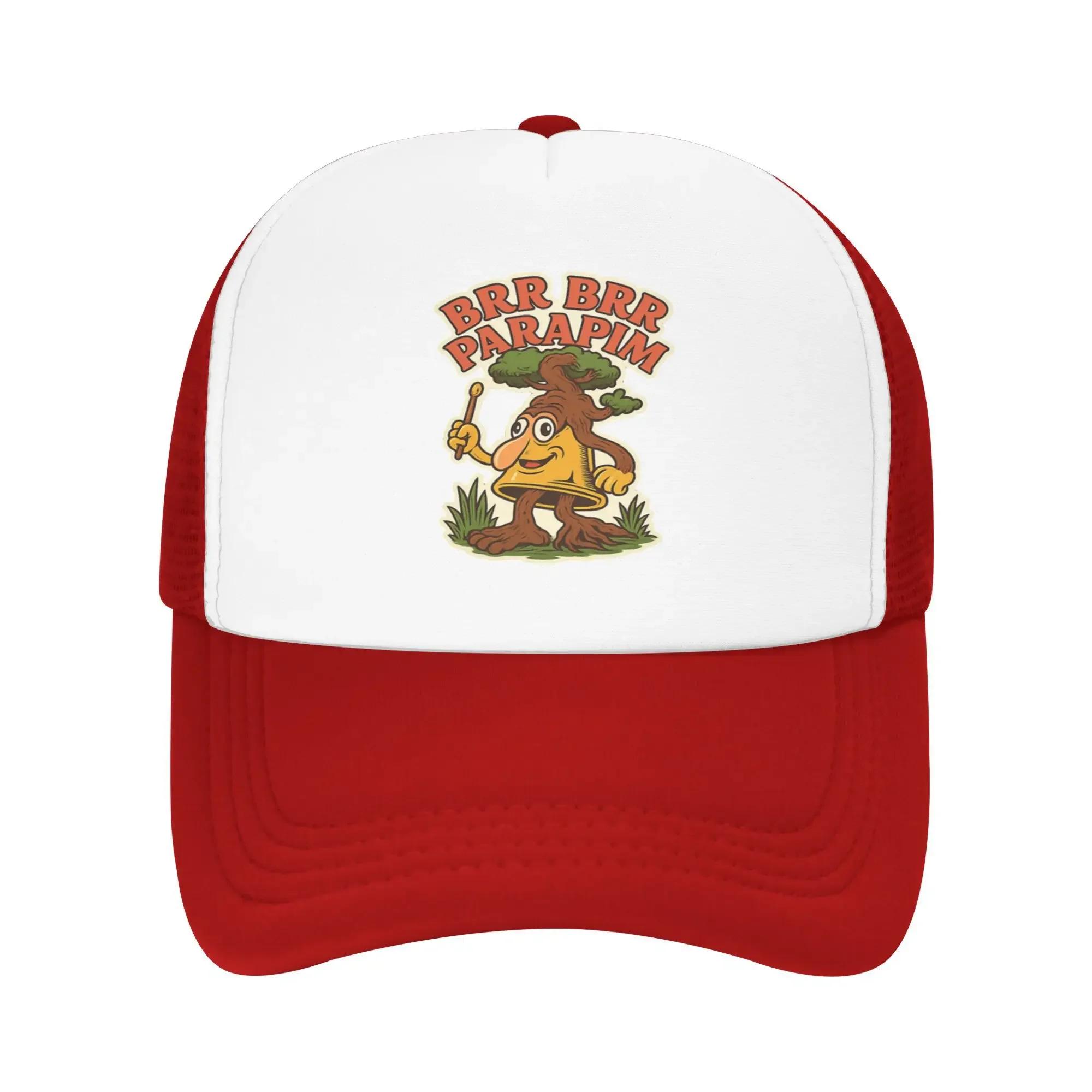 

Y2K Brr Brr Patapim Funny Tree Monkey Italian Brainrot Design 2 Sport Mesh Baseball Caps Women Hunting Hat Unisex Peaked Cap One Size