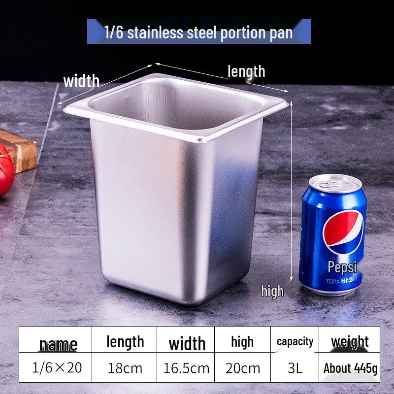 DM 316 Stainless Steel Food Pan with Lid