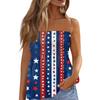 Summer Tube Tops For Women,Cute Sexy Off Shoulder Print Sleeveless T-Shirt