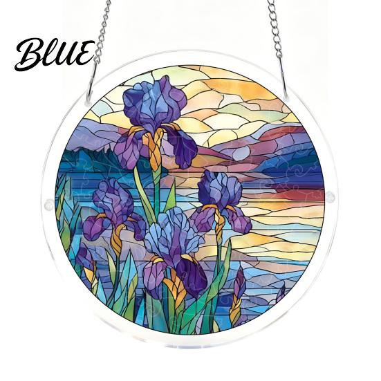 Hanging Window Decoration Acrylic Puzzle Suncatcher Stained Glass Ornaments DIY Jigsaw Sun Handmade Art Catcher Kit for Home Garden Decor