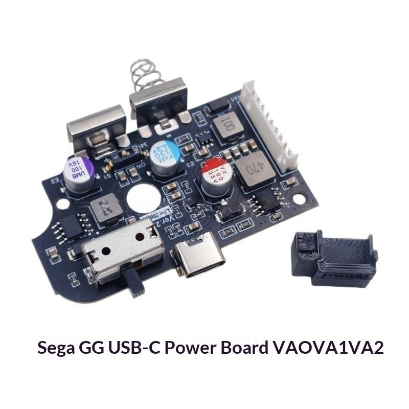 1Set V20 High Brightness USB C Power Board for SEGA Game Gear GG Overload Protection Replacement for GG Game Console Repair