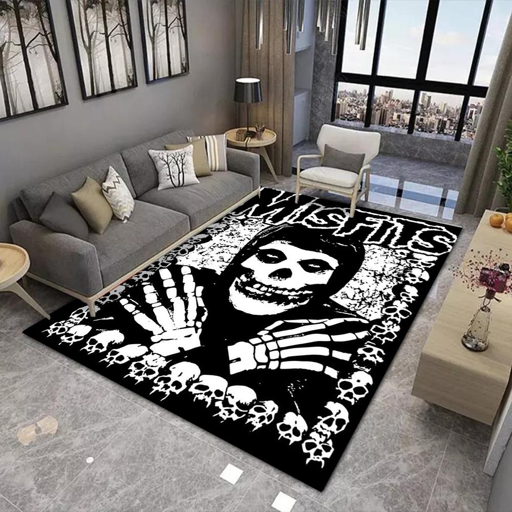 The Misfits Carpet for Living Room Decoration Large Area Comfortable Resistant To Dirt Non-slip Rug Flannel Bedroom Floor Mat