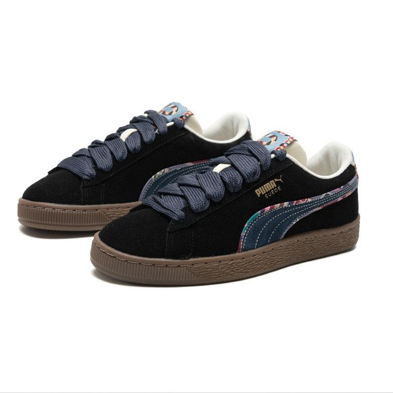 PUMA Suede Bz Emb 'Black Navy Marzipan Light Blue' Unisex 399021-01