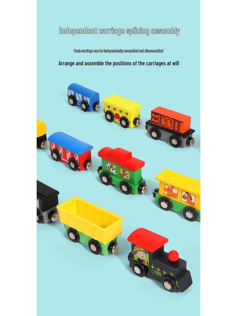 Magnetic Digital Train Toy - Educational Building Blocks for Kids Aged 1-6