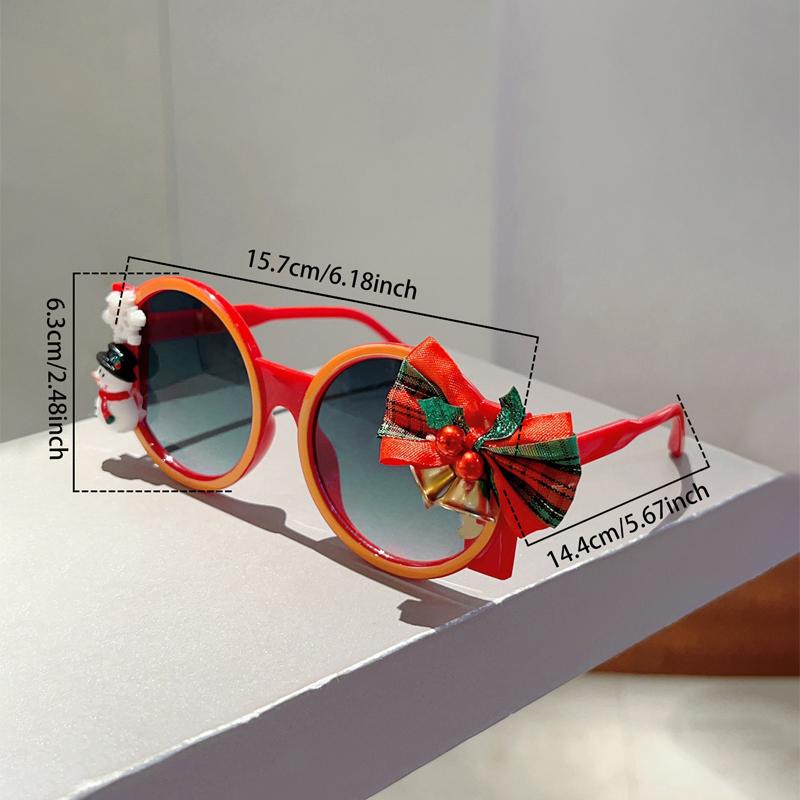 New DIY Christmas Limited Sunglasses Oversize Round Personalized Party Shades Funny Cute Cartoon Decor Sun Glasses