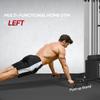 Multi Gym Workout Station, Weight Machine with 65kg Weight Stack, Sit Up Bench, Push Up Stand, Dip Station