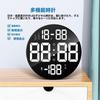 Digital Alarm Clock with Large Display, USB Powered, Dual Positioning, Date and Temperature Display, Remote Control, and Adjustable Brightness