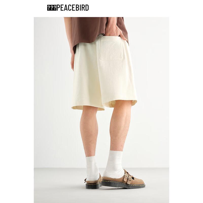 PEACEBIRD Men's Summer Casual Drawstring Mid-Length Shorts