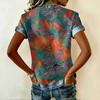 Women's Fashion Casual Retro Print Top