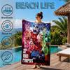 Clown Horror Beach Towel, Microfiber Beach Towel, Perfect For Pool, Beach, Travel, Home Decor Beach Party Fan gifts