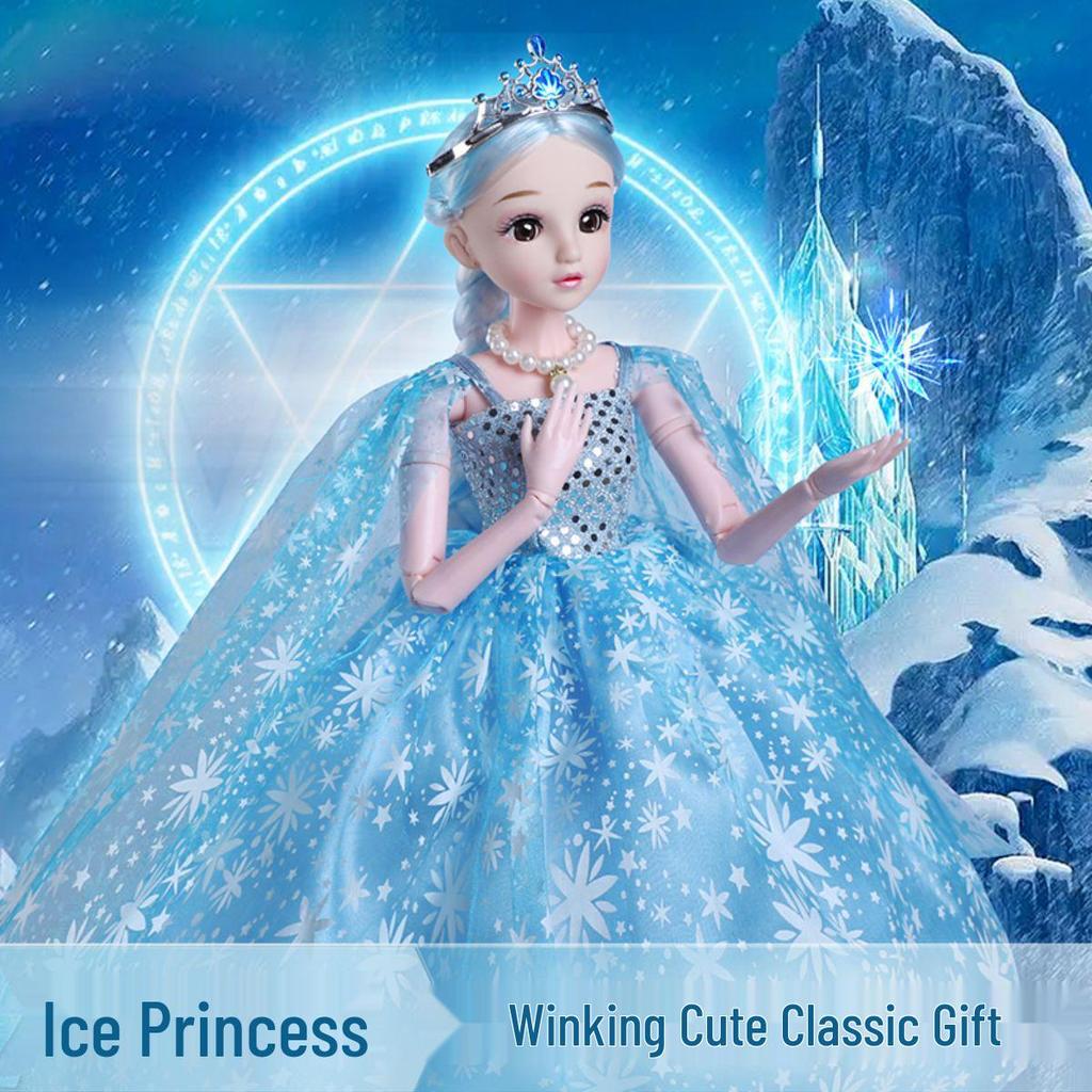 60cm Princess Dress-Up Doll Set for Girls - Perfect Birthday Gift