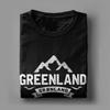 Vintage Vintage Grönland Gletscher Eisberge T-Shirt Herren Rundhals Baumwoll-T-Shirts Kurzarm T-Shirt 5XL Kleidung