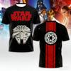 3D Quick Drying Short Sleeved Men T Shirt Around The 50th Anniversary of Star Wars Adult Children's Parent Child T Shirts