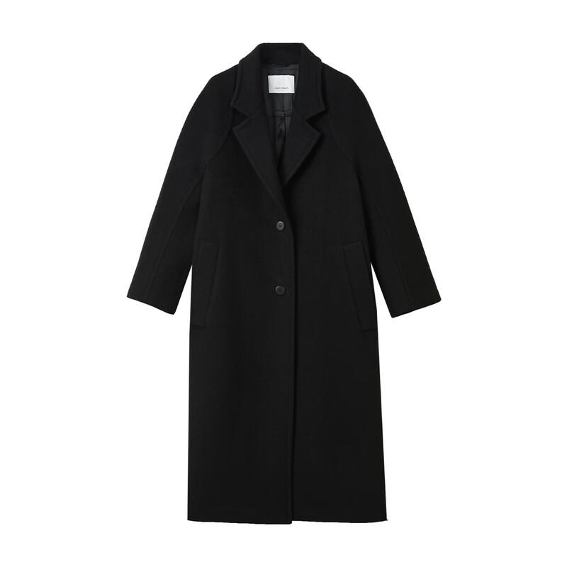 LANGZI Premium Mid-Length Wool Coat