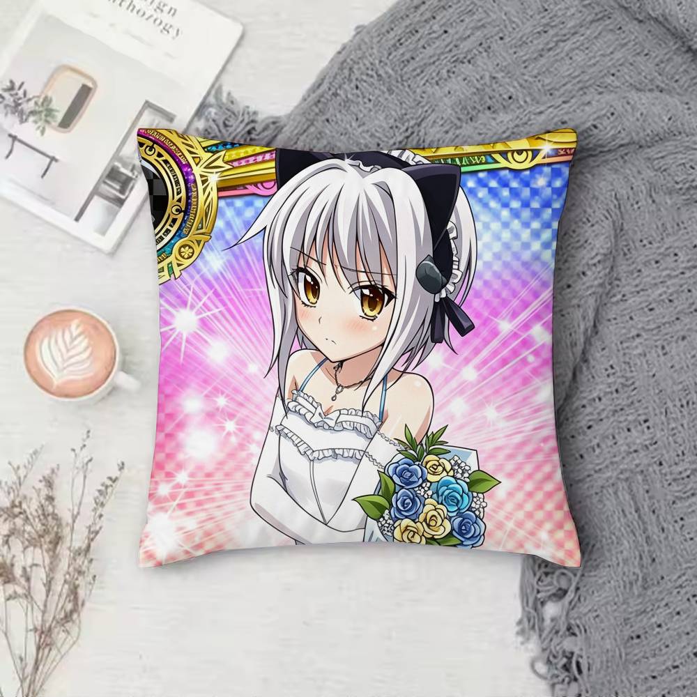 High School DxD Koneko Toujou Pillow Case for Sofa Living Room Home office Decor Protective Cover