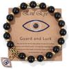 Lucky Turkish Evil Eye Pendant Beads Bracelet Handmade Natural Stone Charm Elastic Bangles Men Women Fashion Yoga Energy Jewelry