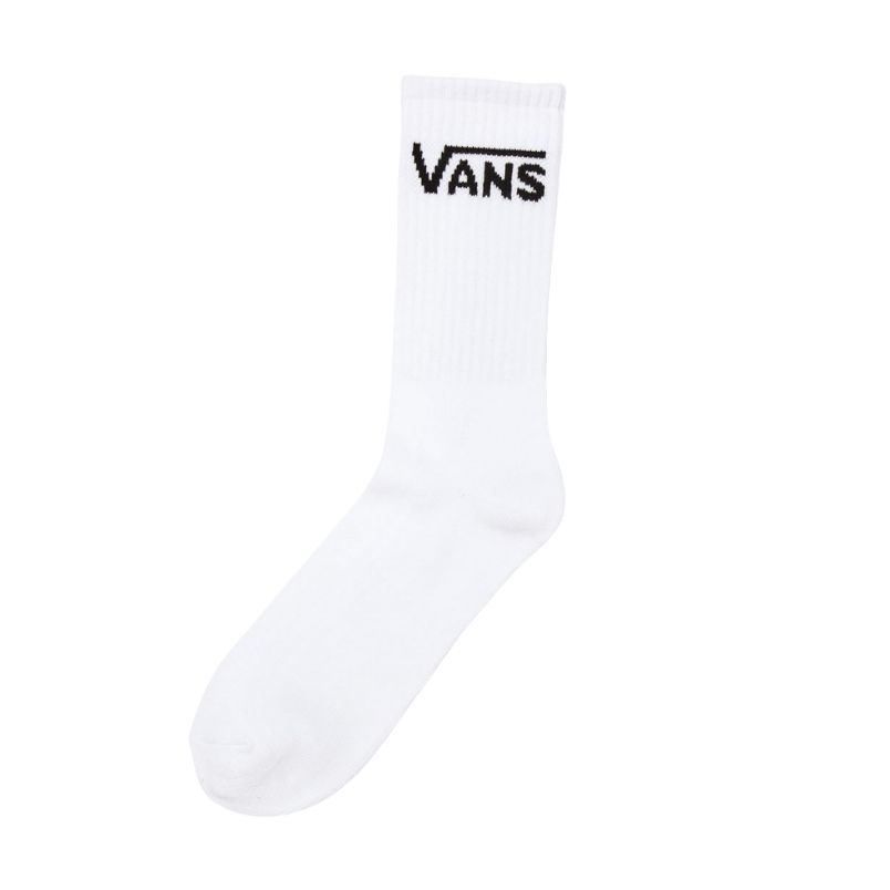 Vans Classic Crew Socks Crew Socks Men s 1 Pack White VN000HKPWHT 27.5-31