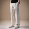 High-end Japanese Lyocell Tencel Linen Casual Pants Men's Summer Thin Retro Loose Wide Leg Straight Pants