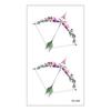 Waterproof Long-lasting Cute Peacock Feather Temporary Tattoo Stickers for Women
