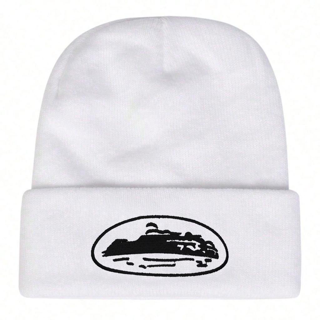 Herren Flugzeugträger Bestickte Warme Strickmütze Damen Outdoor Wintermützen Hip Hop Mützen Freizeit Kältemütze