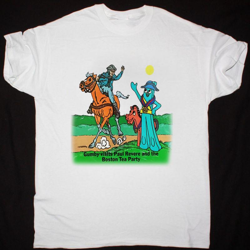

Hot Rare Gumby And Friend Unisex Shirt Short Sleeve White S5XL BB295 Unisex T-Shirt L