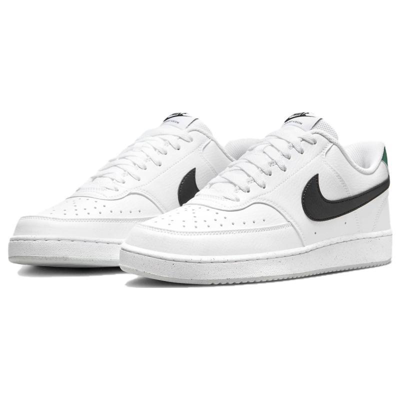 Nike Court Vision 1 Low top Skateboard Shoes Men's White Green Sneakers DH2987-110