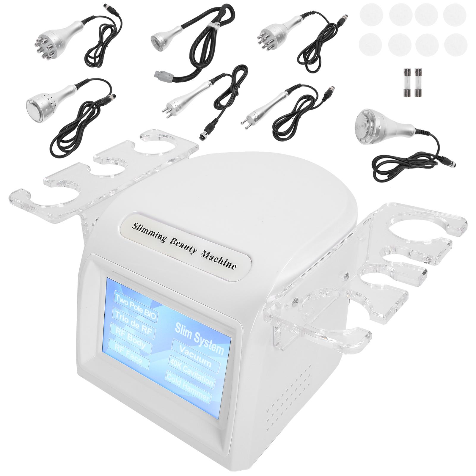 

7 в 1 аппарат для похудения, бытовой ультразвуковой кавитационный антицеллюлитный массажный аппарат 220 В AU EU Plug