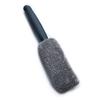 Brosse de Jante de Roue, Brosse de Nettoyage de Roue de Voiture en Microfibre à Long Manche Doux Outil(Gris)
