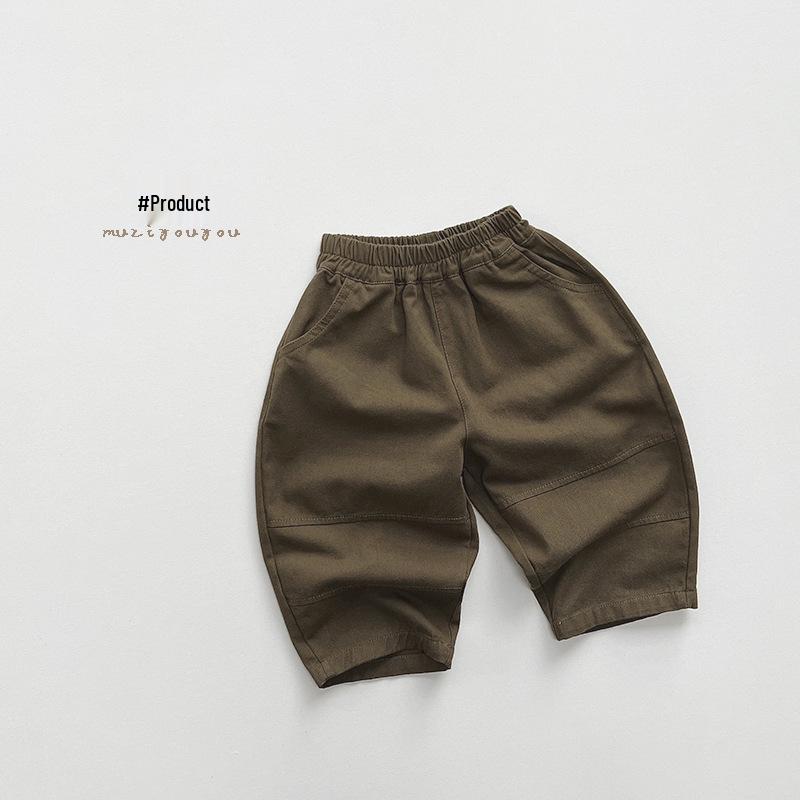 Dětské univerzální jarní ležérní kalhoty v korejském stylu pro chlapce a dívky