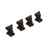 Mini Cartoon Animal Statue Funny Bear Ornament Creative Miniature Bear Figurines  Birthday Cake