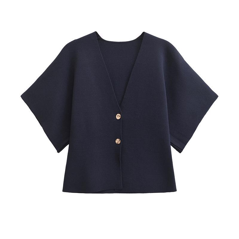 

Women s V Neck Short Sleeve Top in Multiple Colors (Black, Burgundy, Dark Blue, White) L Темно-синій