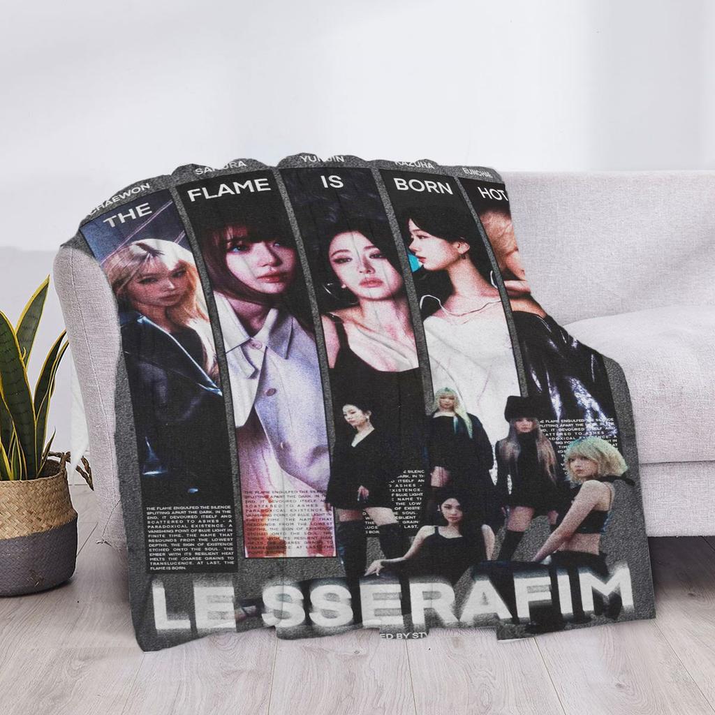 Couverture de canapé Le Serafim Couvertures douces et moelleuses Maison et décoration Jeté Lit Genou Personnalisé Anime Luxe Jetés Mignon pour enfants