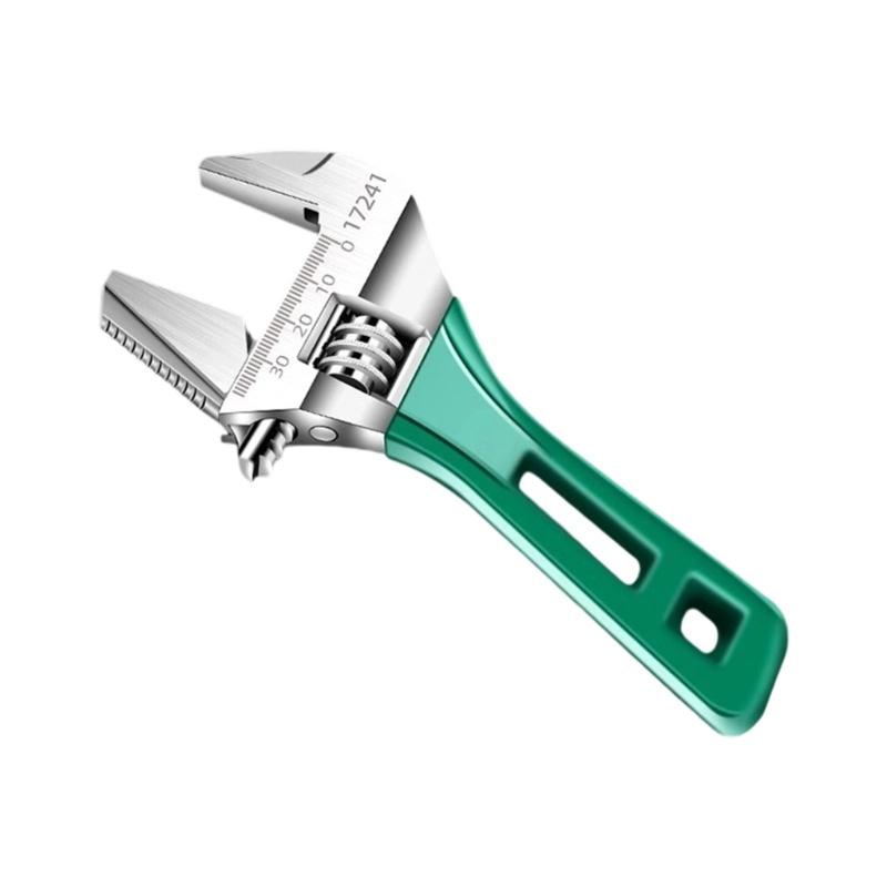 6/8inch Adjustable Wrench Professional Shifters Spanner with Wide Calibers Opening for Household