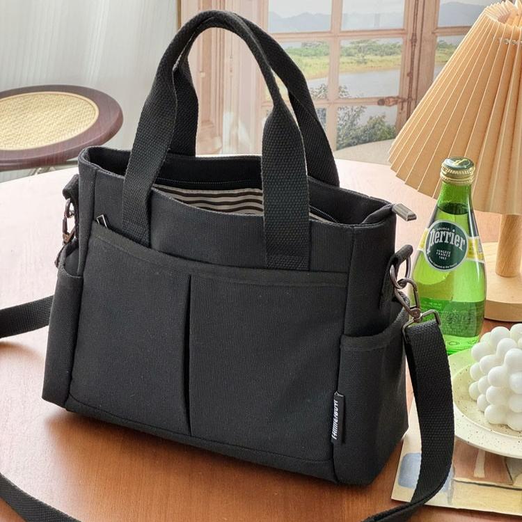 Women's Canvas Tote Bag Multi-Functial Large Capacity Crossbody Bag Student Casual Commuter Handbag Designer Bag
