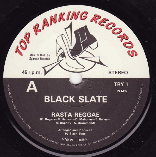 

7inch Record BLACK SLATE - Rasta Reggae TRY1 Top Ranking Rec 1981 UK Reggae, Ska & Dub Used