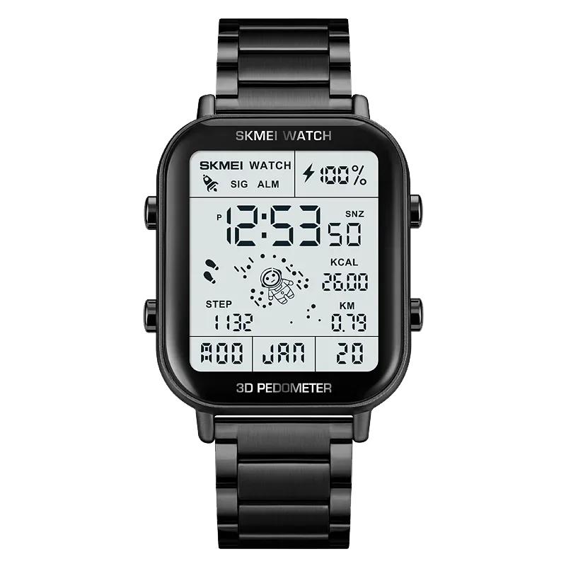 Skmei 1888 Calendar Clock Reloj Hombre Sport Pedometer Calorie Calculation Digital Watches Men Stopwatch Countdown Wristwatch