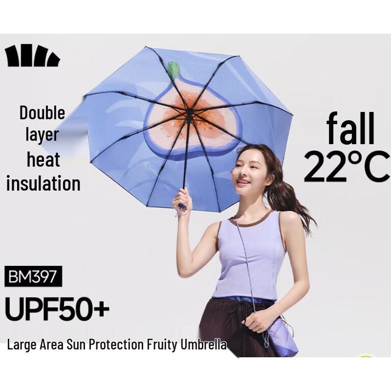 

Beneunder Electric UV Protection Three-Fold Sun & Rain Umbrella